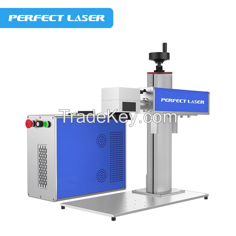 Perfect Laser - 20W 30W 50W 100W Desktop Metal Steel Plastic Raycus Jpt Mopa Fiber Laser Engraving Marking Machines