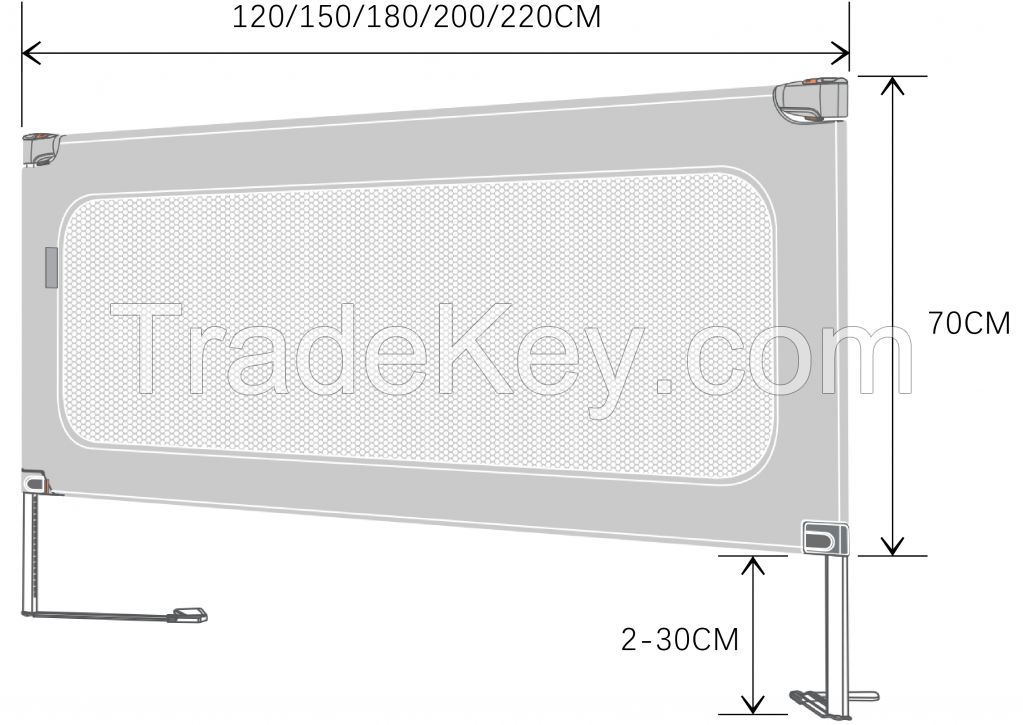 Safety bed rail for toddlers baby sleep bed guardrail playpen protect kids sleeping