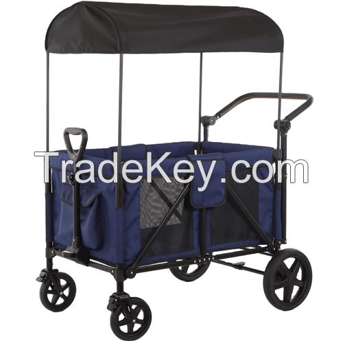 4-seat baby wagon stroller for kindergarten toddlers camping twins cart for kids