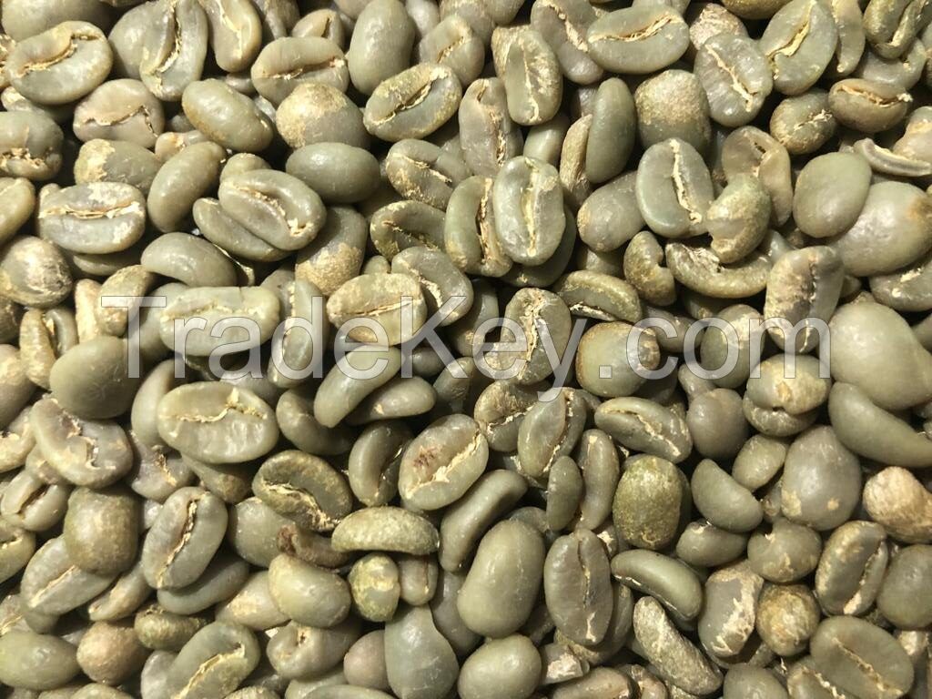 Specialty Arabica Full Washed Wash Process Green Coffee Beans