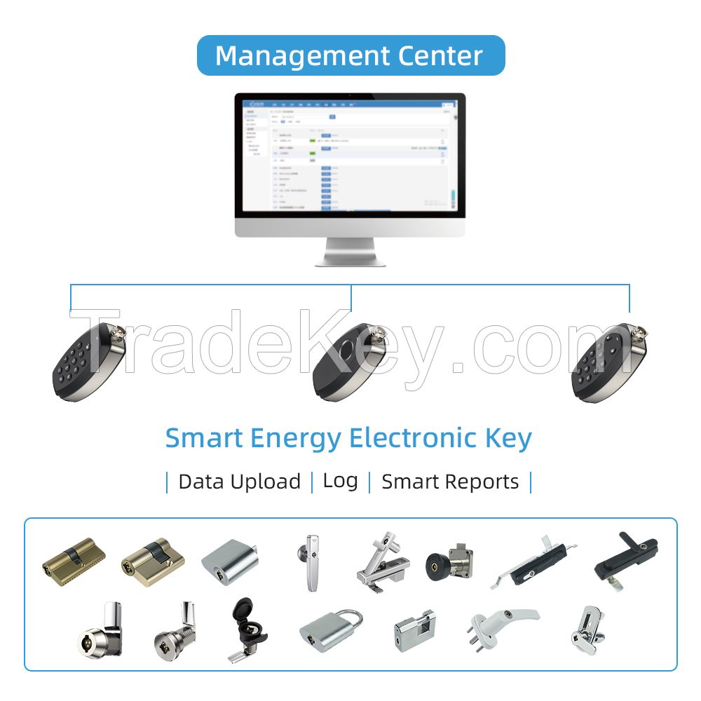 KERONG Electronic Key Unified Management Data Cabinet Locks for Server Rooms