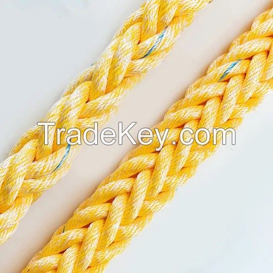 12-Strand Polypropylene Polyester Blend Rope Polypropylene &amp;amp;amp;amp;amp;amp; Polyester Mixed Rope LDMIX-12