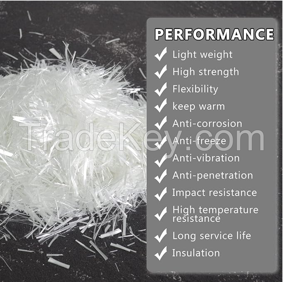 1/4&quot; 6mm Glass Fibers Concrete Reinforcement for Anti-Seepage and Anti-Cracking