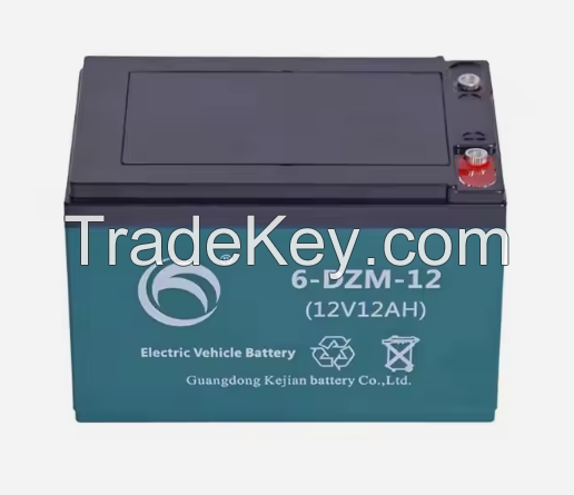 6-DZM-12  12V12AH Moped Sealed AGM Electric Vehicle Bikes battery