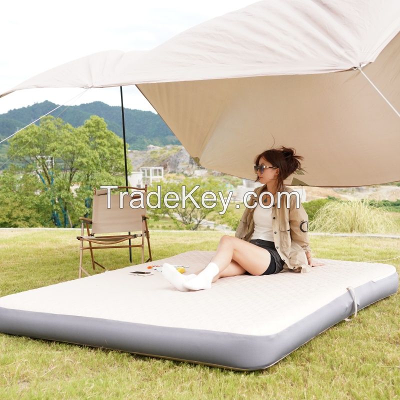 Load-Bearing Capacity 1000kg Double Wire Drawing Air Mattress Inflatable Sleeping Pad