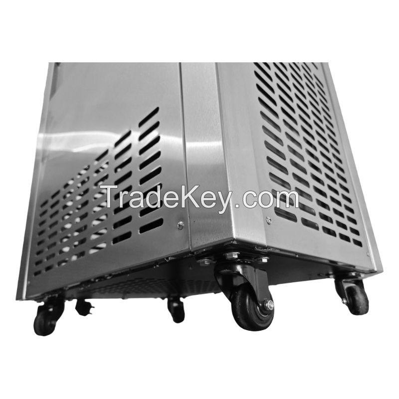 Automatic fried ice machine