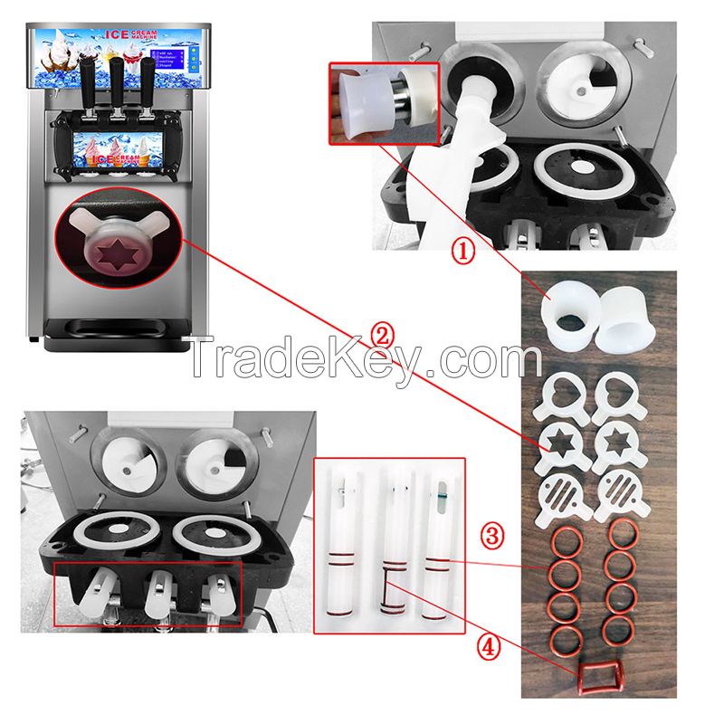 Table Soft Ice Cream Machine