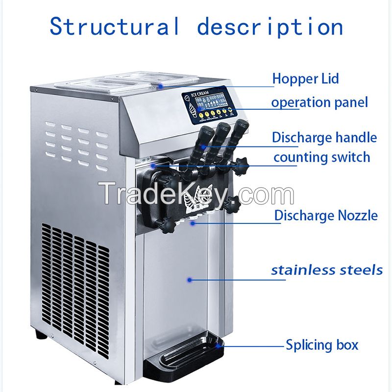 Table Soft Ice Cream Machine