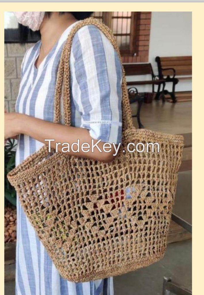 BANANA FIBER DIAMOND BAG