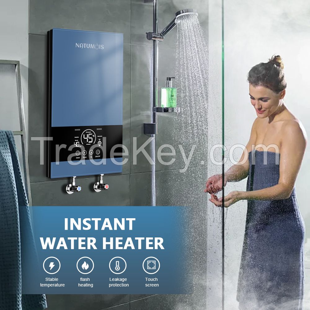 Smart instant water heater 8500W electric boiler hot water tankless instantaneous geysers indoor for hotel shower