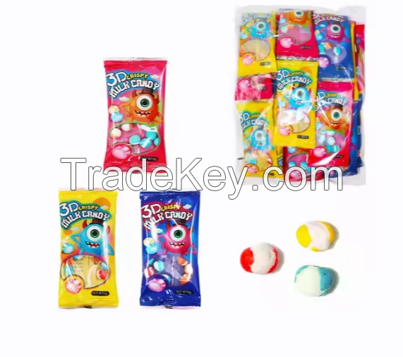 Gula beku-kering Freeze-dried sugar Skittles sour bug Factory wholesale Freeze dried candy Puffed sugar sour and sweet fruity milk crisp delicious jelly beans sweets