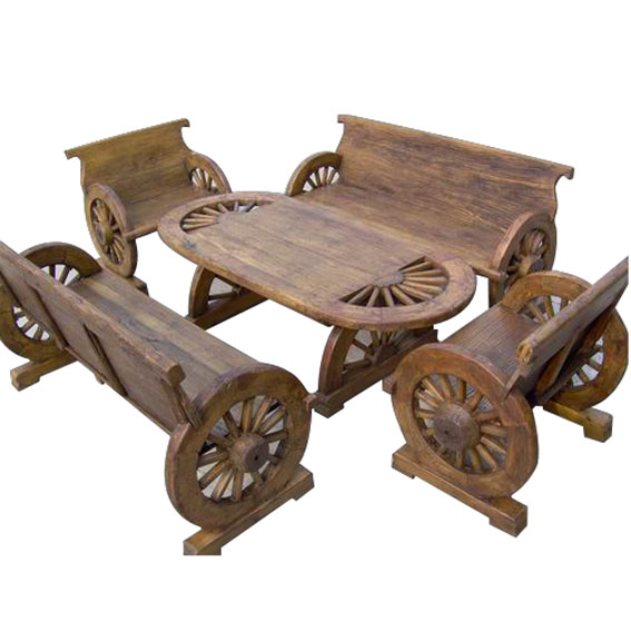 wheel Table and chair
