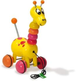 Wooden Giraffe Pull Toy
