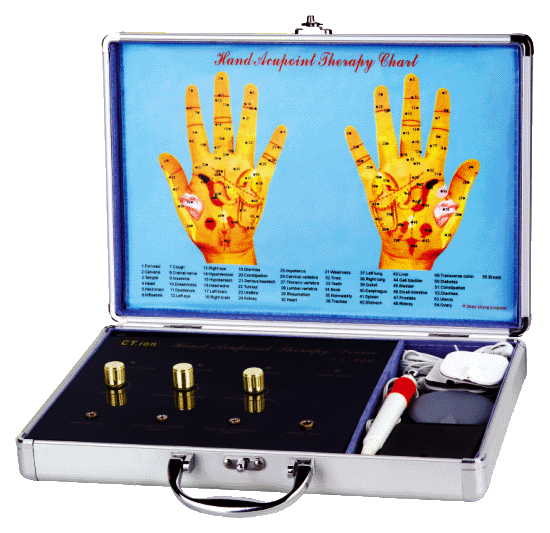 LOW FREQUENCY HAND ACUPOINT THERAPY DEVICE MASSAGER