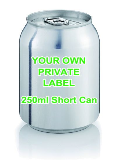 Private Label Energy Drink 250 ml x 24 cans