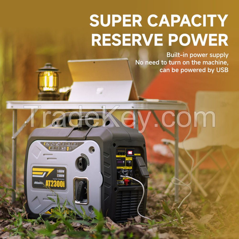 Atlantec AT2300i portable gasoline 2kw Backup Inverte generator