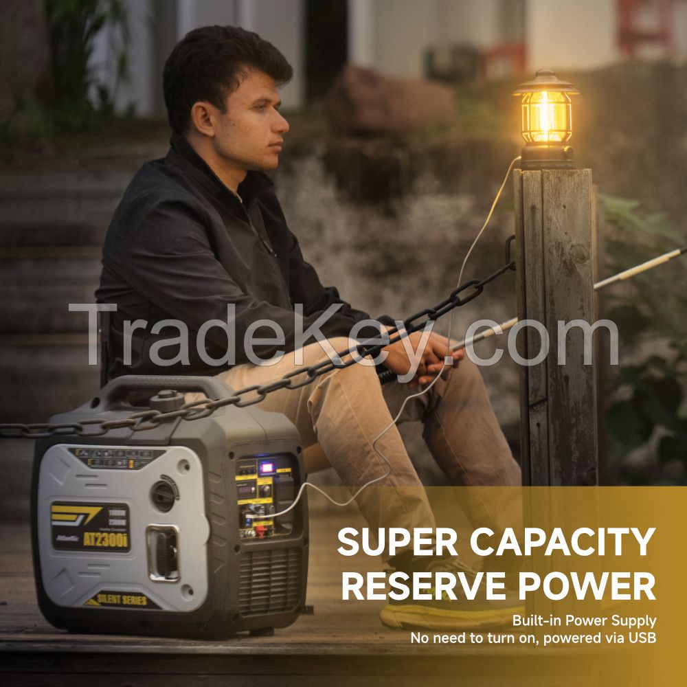 Atlantec AT2300i portable gasoline 2kw Backup Inverte generator