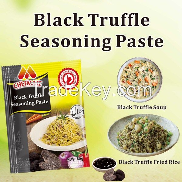 Chefmate Black Truffle Seasoning Paste 60g Seasoning Paste Manufacturer HACCP, BRC Halal Seasoning