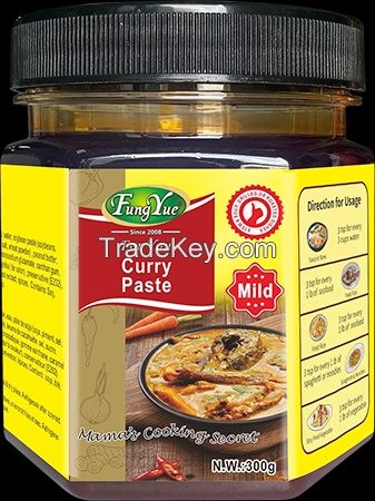 FungYue Curry Paste Seasoning 300g Seasoning Paste Supplier,Factory HACCP,BRC,Halal Seasoning