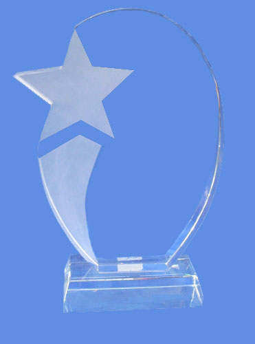 crystal glass award