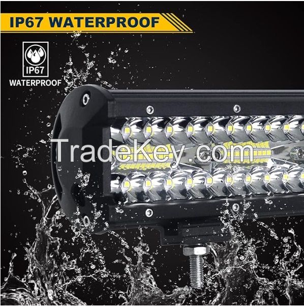 23 inch 480W LED Light Bar Spot Flood Combo Beam 12V 24V Offroad Driving Lights Waterproof Work Fog Lamps for Offroad Boat UTV ATV SUV Truck Trailer Tractor Car 4x4 Lighting