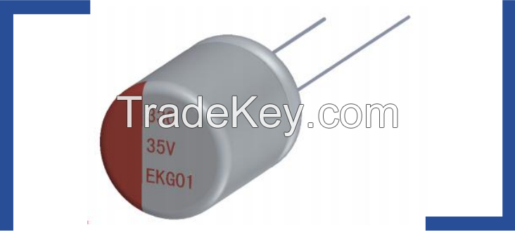 EK series conductive polymer hybrid electrolytic capacitors