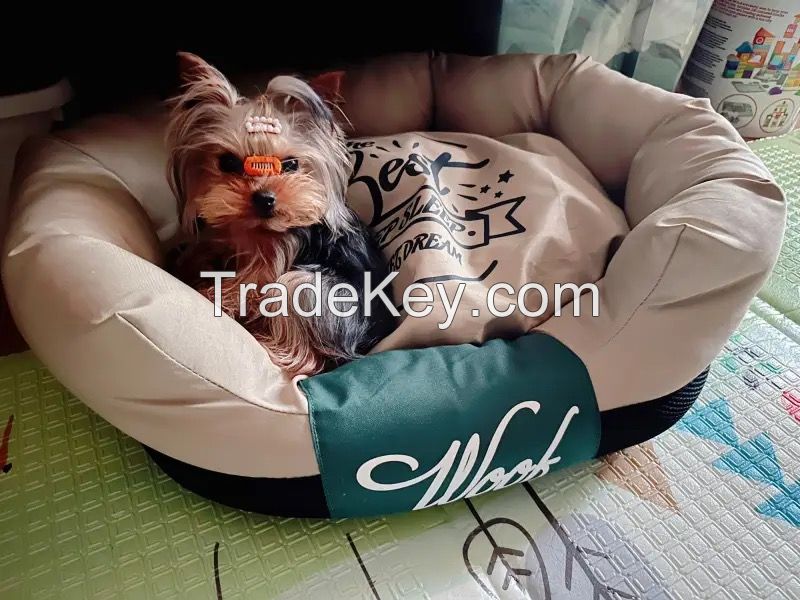 Dog bed pet warm home stay cotton multi color selection