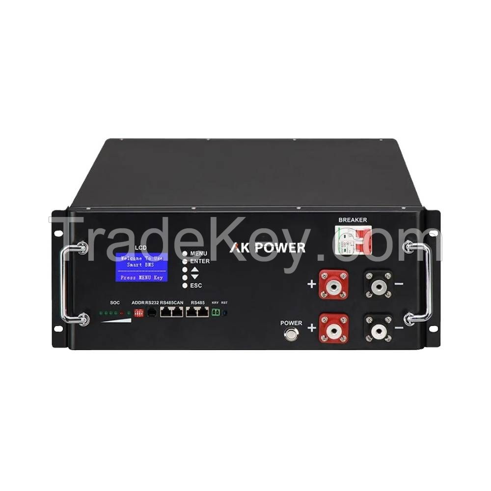 AK POWER 48V 200Ah Rack Mount Lithium Battery