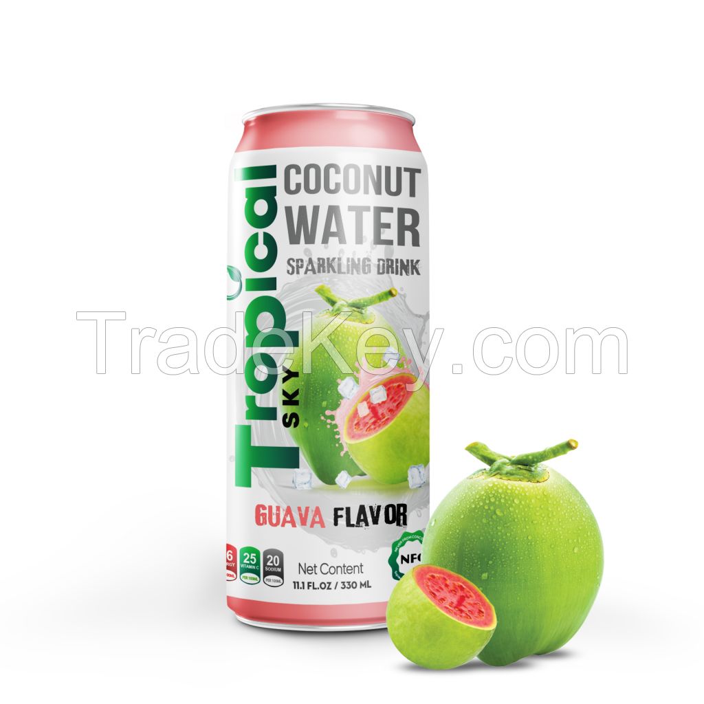 OEM/ Tropical Sky manufacturer 100% fresh coconut water Canned