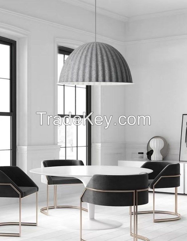 Acoustic Felt Pendant Light Fabric Sound Absorbing Suspending Felt Lamp for Open space Decoration