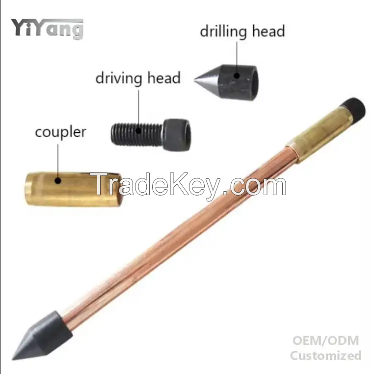 Top Seller Products Quality Assurance Copper bonded Ground rod for Lightning & Grounding System