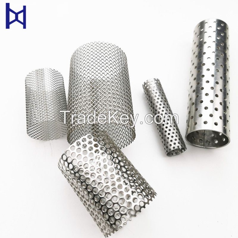 Customized High Precision Stainless Steel Woven Wire Mesh Screen Filter Cylinder Tube For Filtration Industry