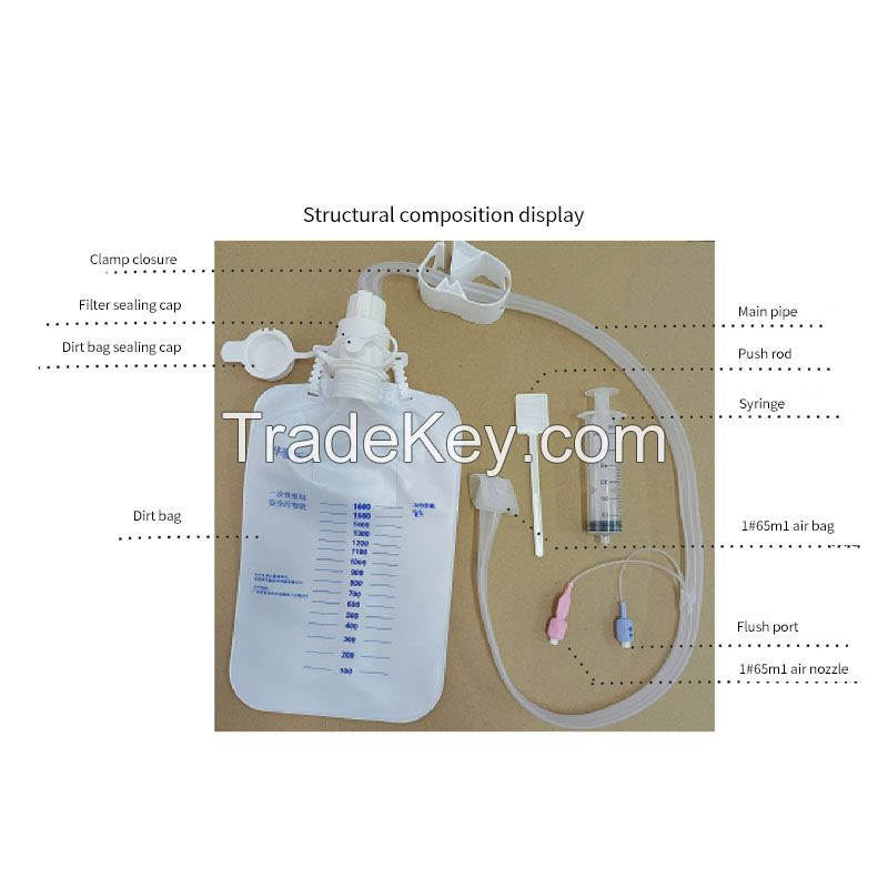 Disposable Sterile Drainage Bag Kit - Home Version