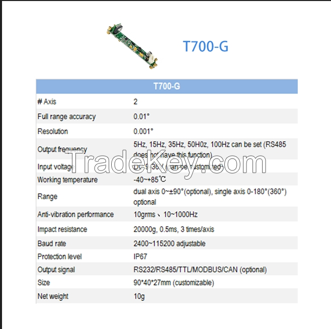 Accelerometer-Based Inclination Sensors | Compact and Accurate Tilt Detection