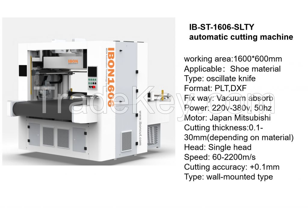 Auto Multi-Layer Fabric Synthetic Leather Cutting Machine for Shoe Factory