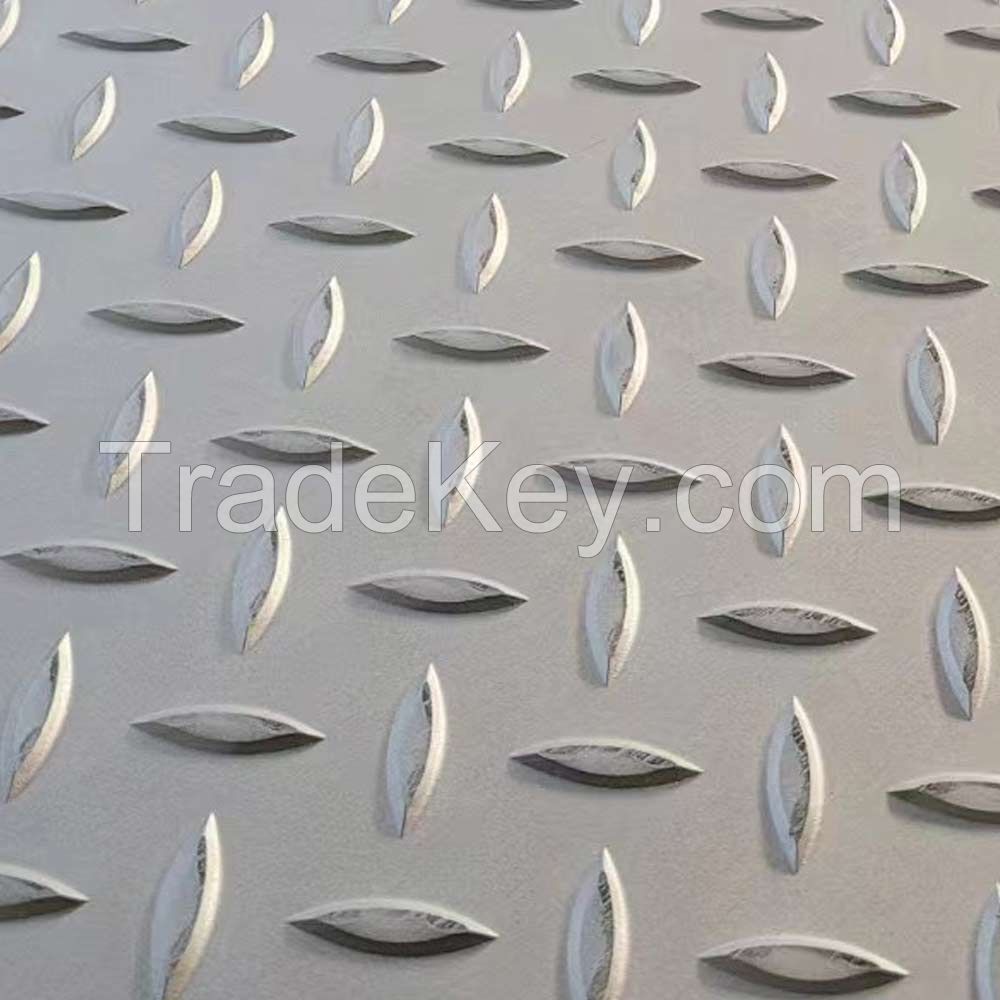 Checkered Embossed Stainless Steel Sheet Plate Wholesale