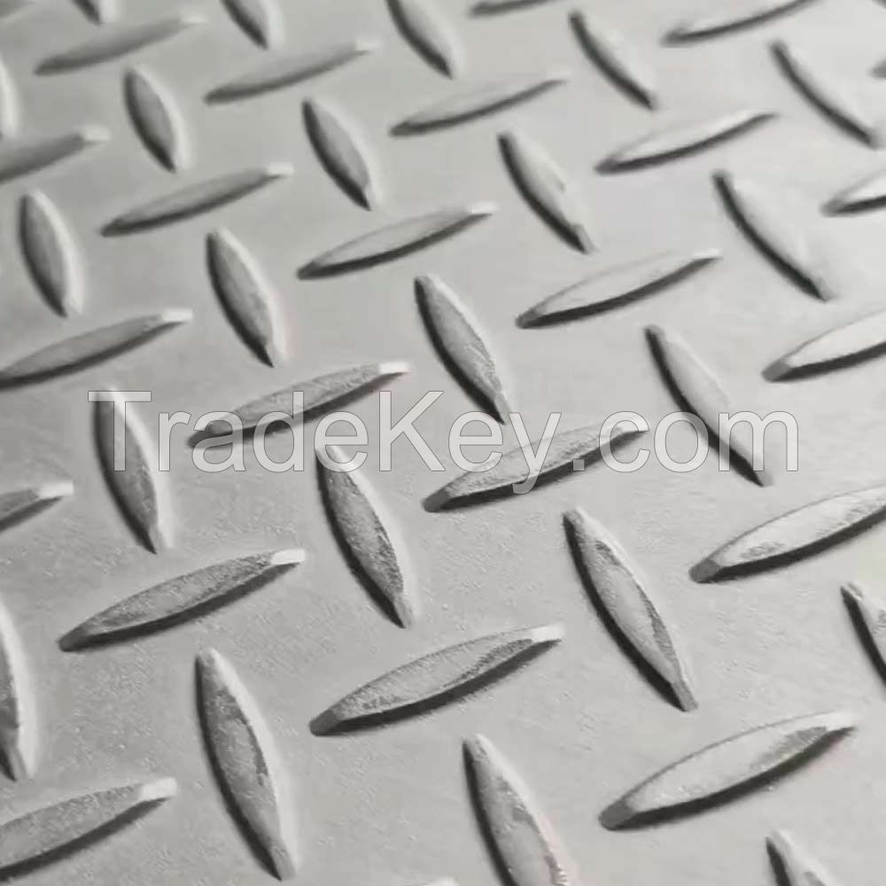 Checkered Embossed Stainless Steel Sheet Plate Wholesale