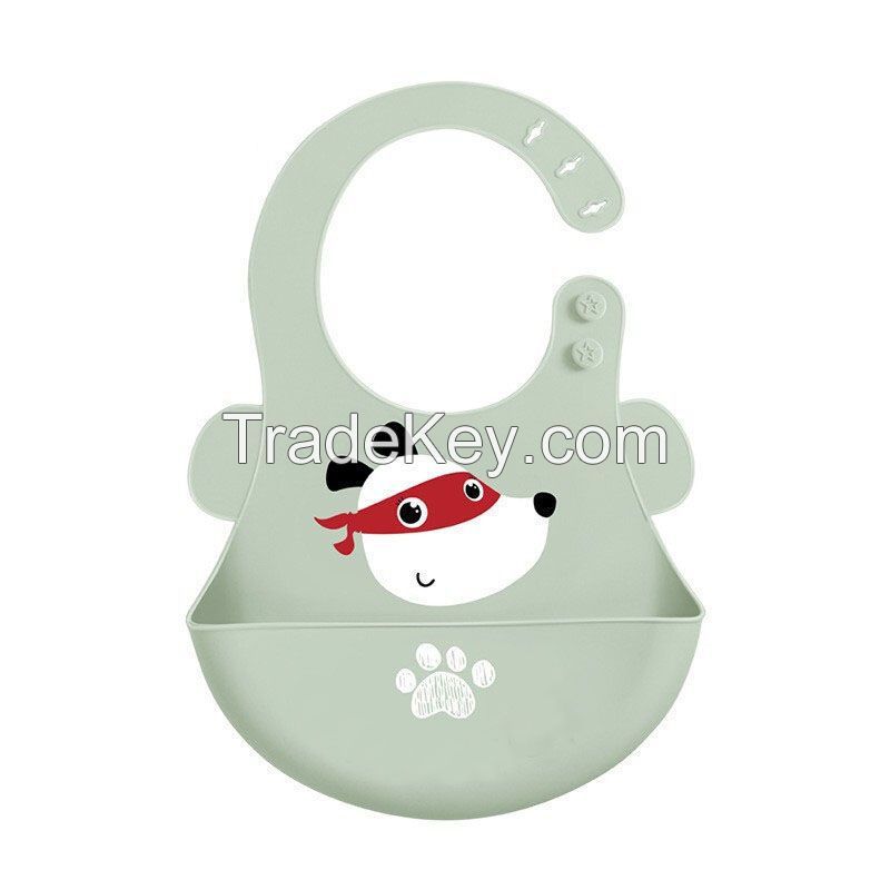 Waterproof Silicone Baby Bib Kids Bib