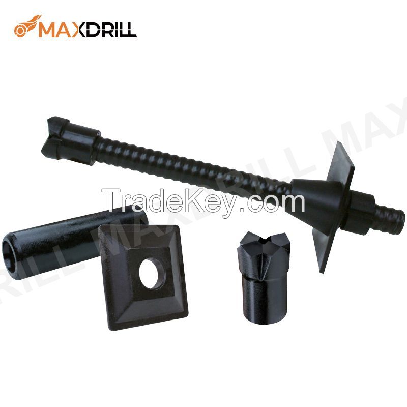 Maxdrill Hot Product R51 Self-Drilling Anchor Bolt Rock Drilling Tools