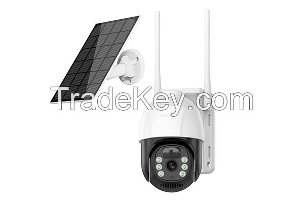 Outdoor Solar Dome Camera Monitoring