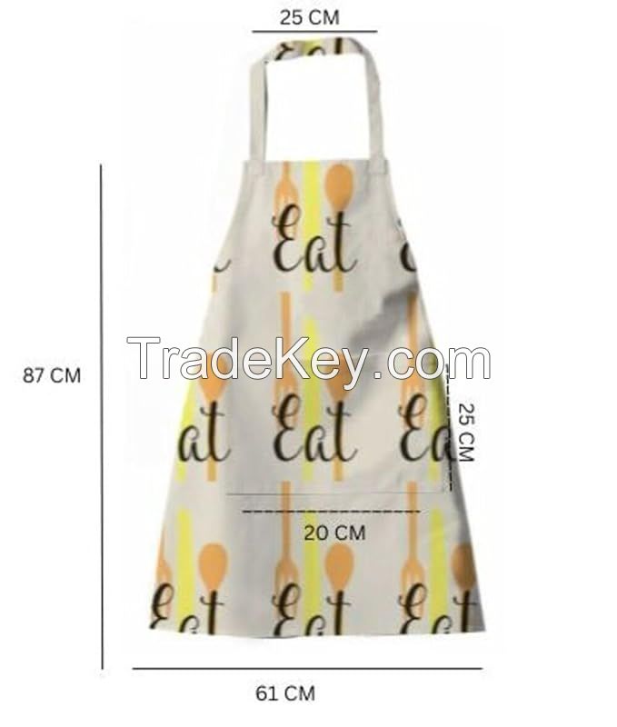 Recycled Cotton Silverware design Kitchen Apron