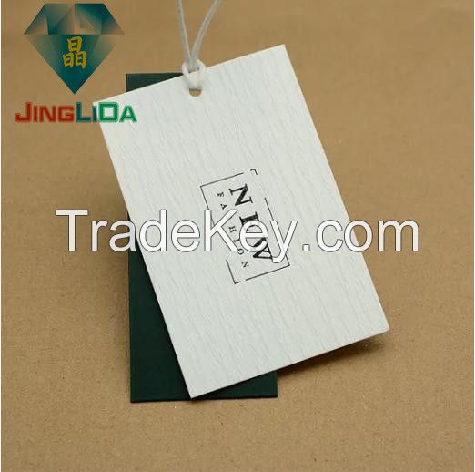 Custom Cheap Clothing Cardboard Paper Hang Tag for Suits