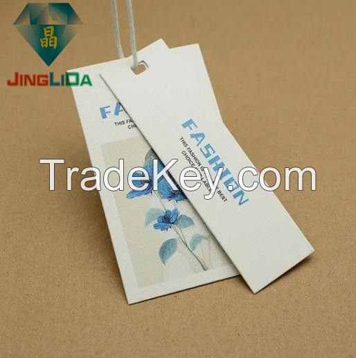 Custom Cheap Clothing Cardboard Paper Hang Tag for Suits