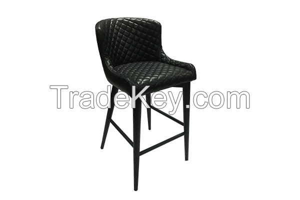 Bar chair - iron heightened rebound sponge