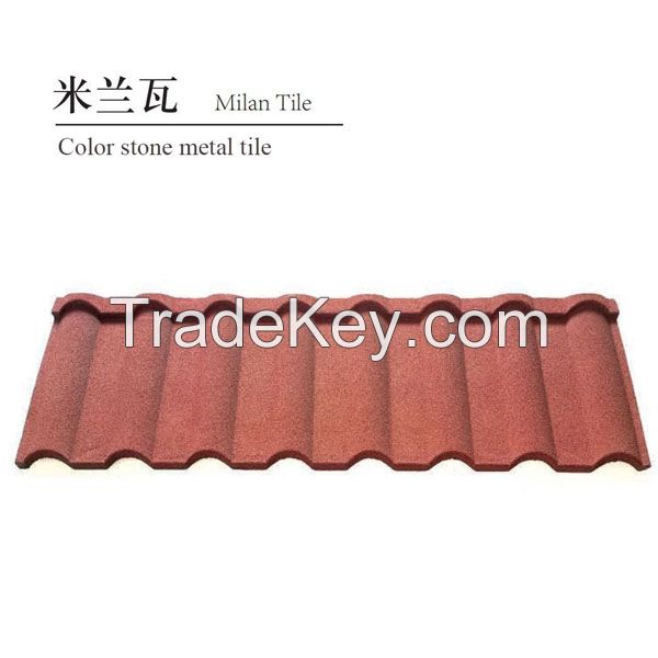 stone coated metal roof tile