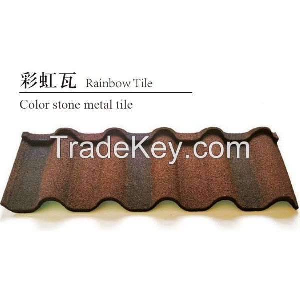 stone coated metal roof tile