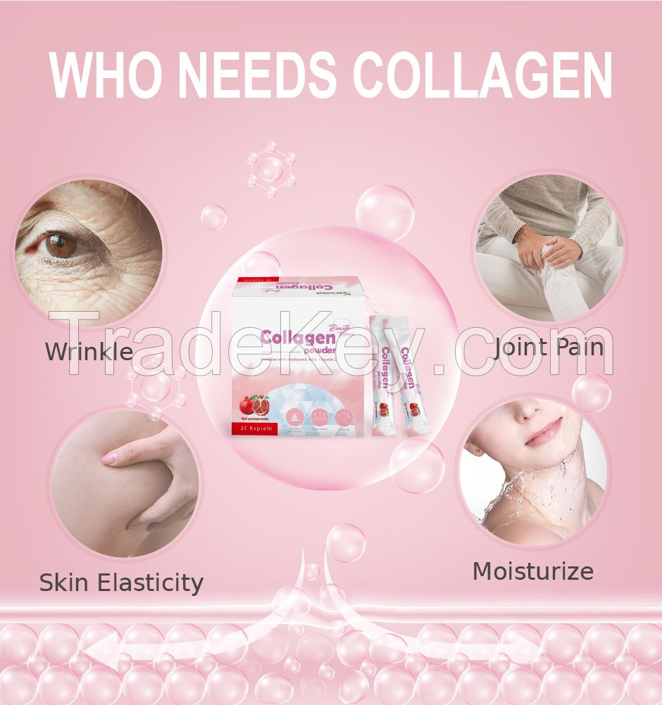 Collagen Powder Skin Care Anti-aging Anti-Oxidant Hair protection Private Label OEM ODM CDMO 