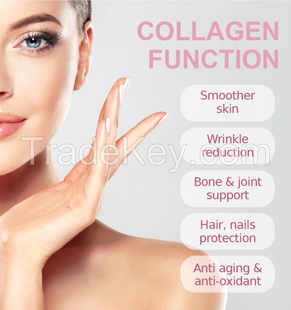 Collagen Powder Skin Care Anti-aging Anti-Oxidant Hair protection Private Label OEM ODM CDMO 