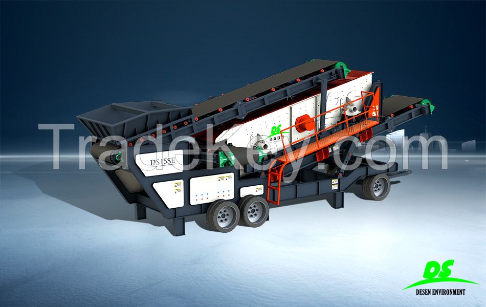 Mobile screening plant 