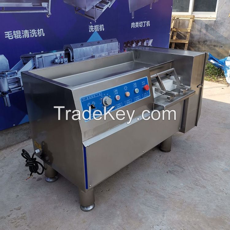 Commercial Frozen Fresh Meat Cube Dicer Machine